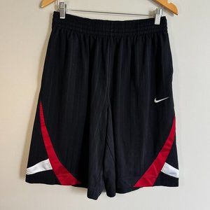 Nike Performance Basketball Shorts Y2K Black Pinstripe Size M
